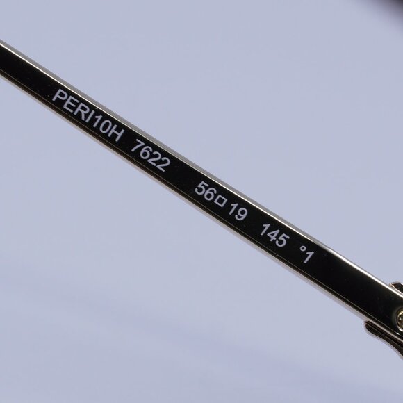 Palm Angels PERI10H CRYSTAL 7622 Sunglasses Gold Oval Frame, Orange Lenses - Picture 8 of 10